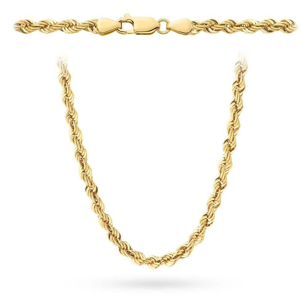 Lanț Din Aur 14K Cu Împletitură Korda 55 cm (Greutate: 8.51)