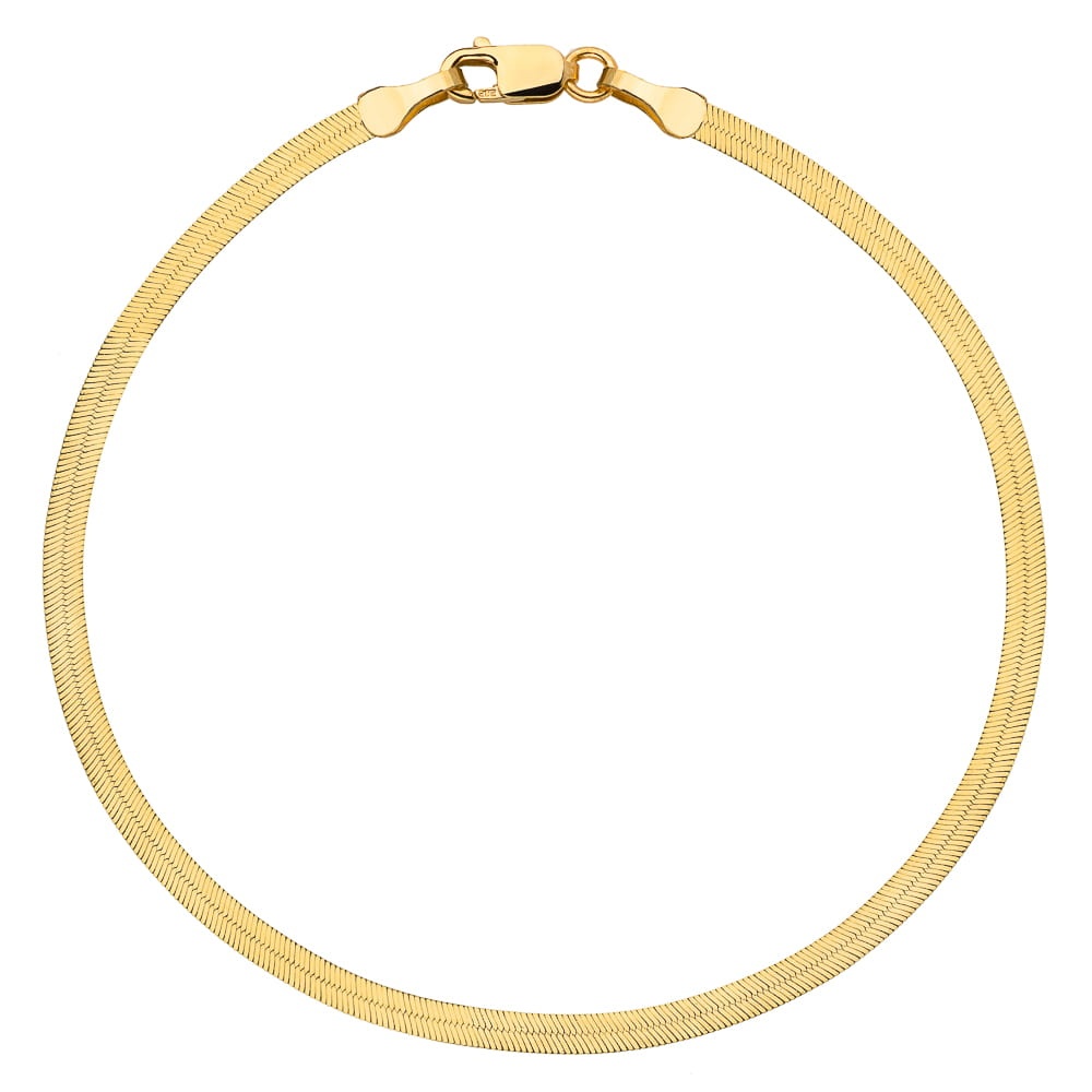 Brățară Tip Bandă Elegantă Din Aur 14K (Greutate: 2.05, Măsură: 19 cm)