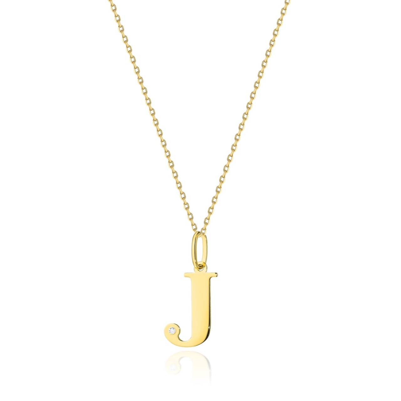 Colier Aur 14K cu Diamant Natural 0.01 ct (Varianta: Galben)