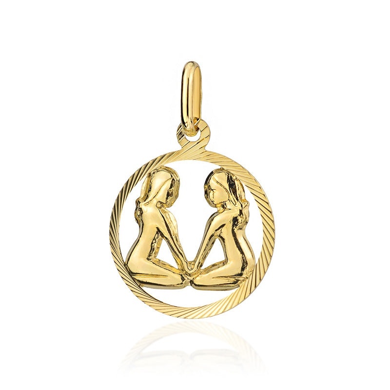 Pandantiv Aur 14K Znak Zodiacal Gemeni (Greutate: 0.72)