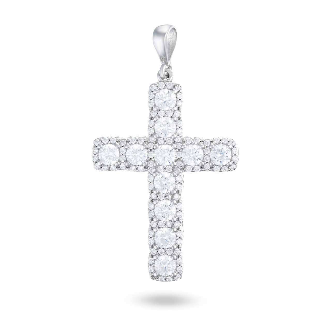 Pandantiv Cruciulita Angel Cubic din argint 925
