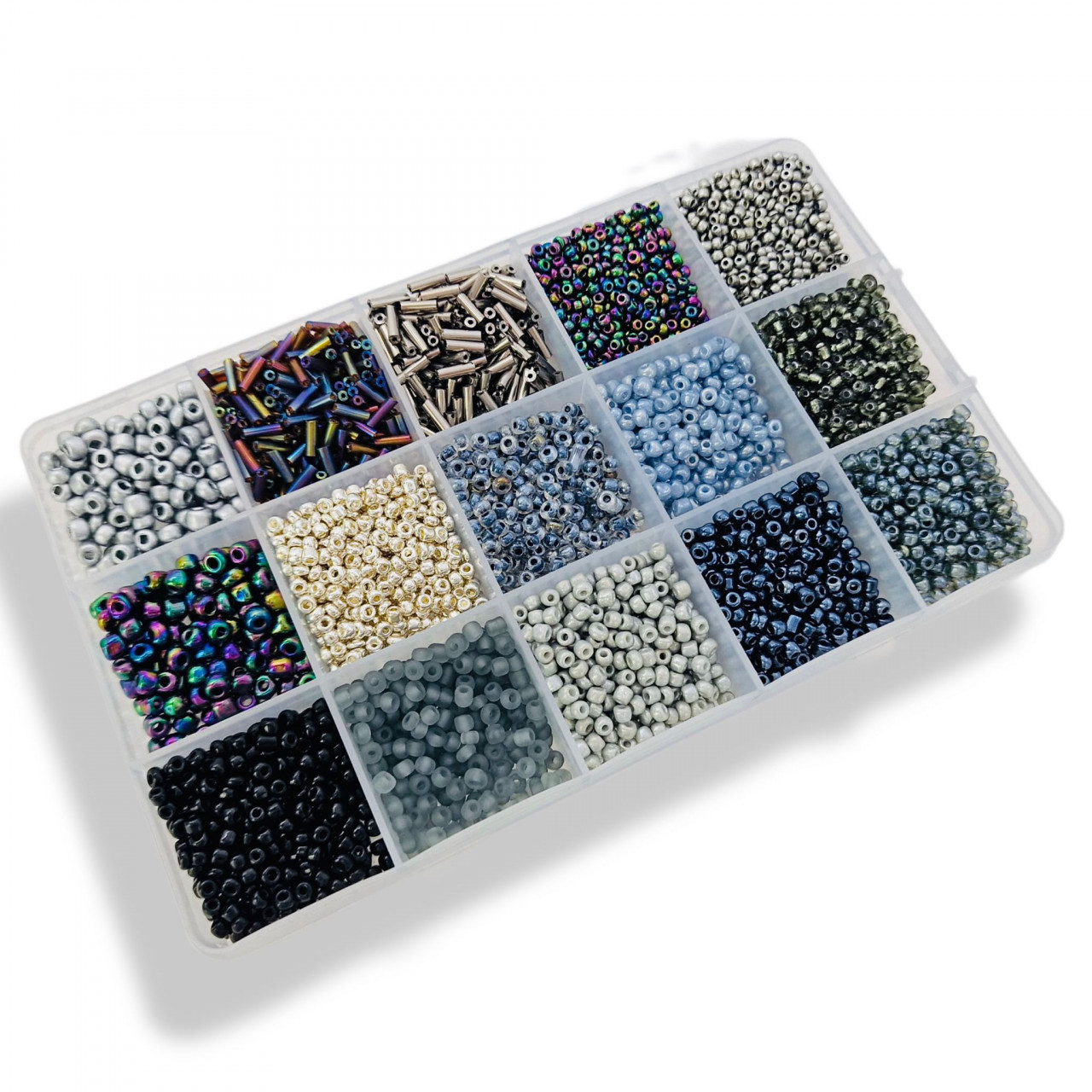 Set cutie mix cristale pentru margelit 15.5x9.5x1.8cm image