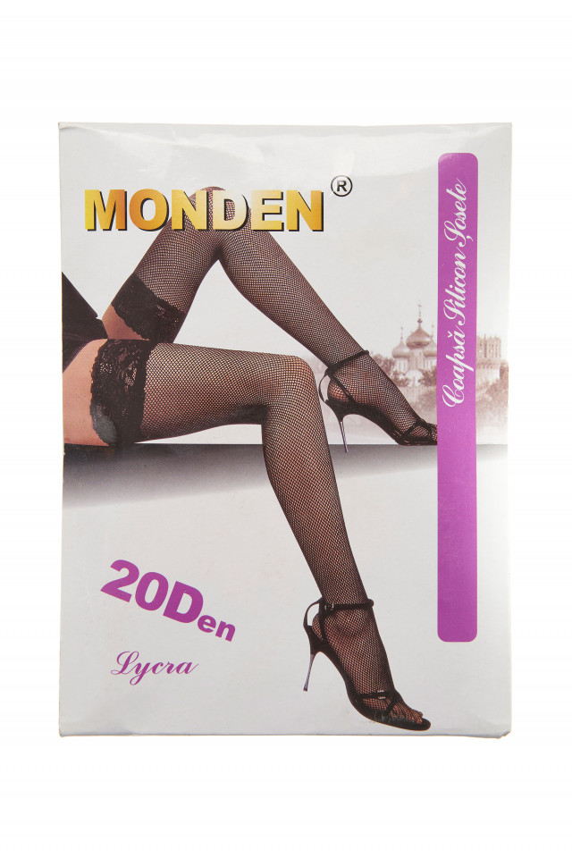 Ciorapi plasa mare, banda adeziva, Monden, nude