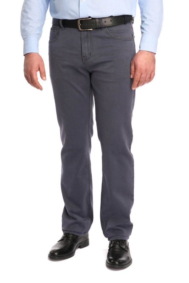Pantaloni barbatesti clasici croiala dreapta, gri