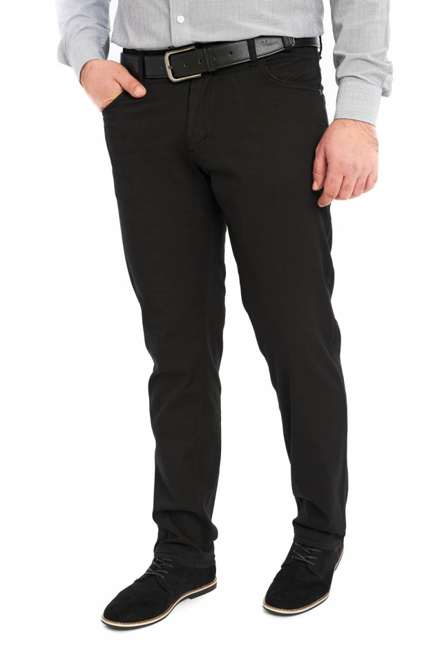 Pantaloni barbatesti subtiri, Forza, negru