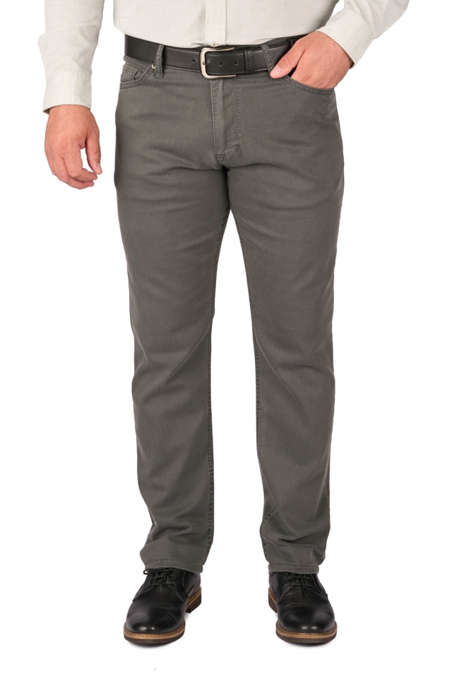 Pantaloni barbatesti subtiri, regular fit, verde menta