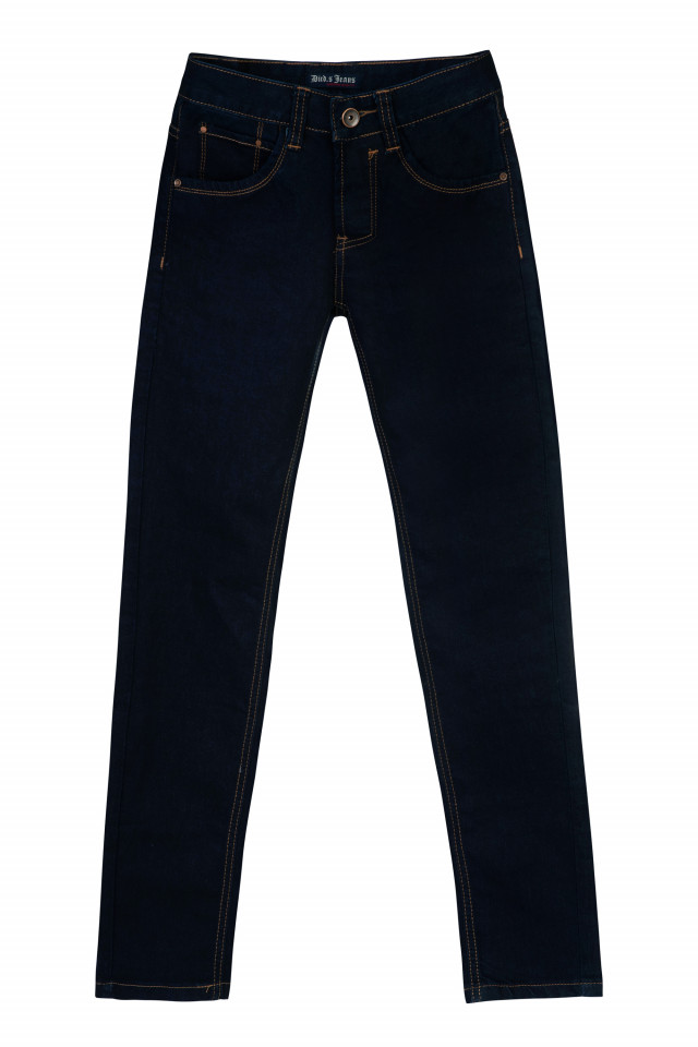 Blugi baieti, conici, indigo