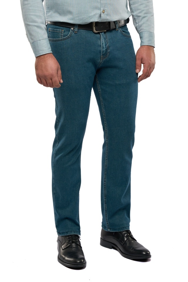 Blugi barbati Slim Fit, Ryder, albastru denim