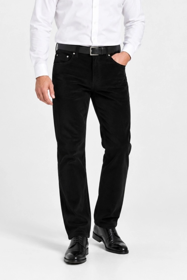 Pantaloni barbati din raiat cu stretch - Toamna-Iarna (Marime pantalon: W46)