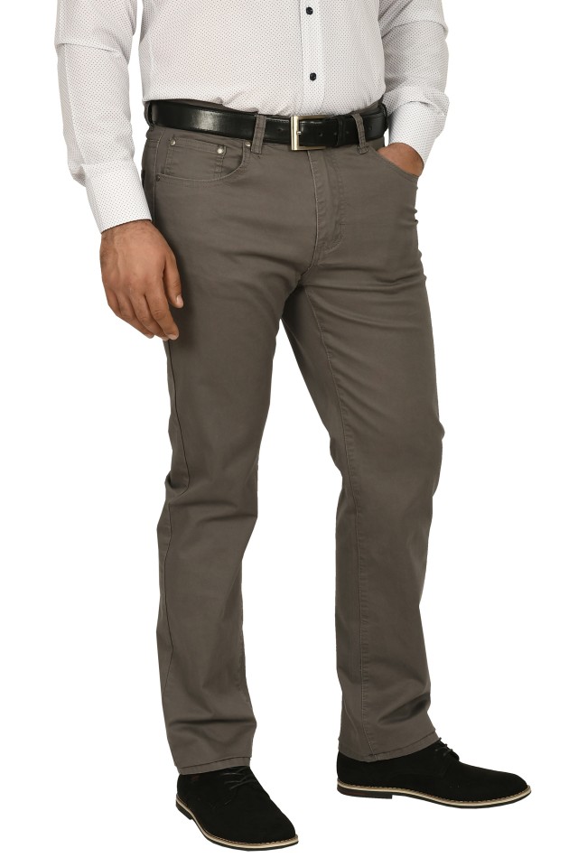 Pantaloni barbati, regular fit, gri