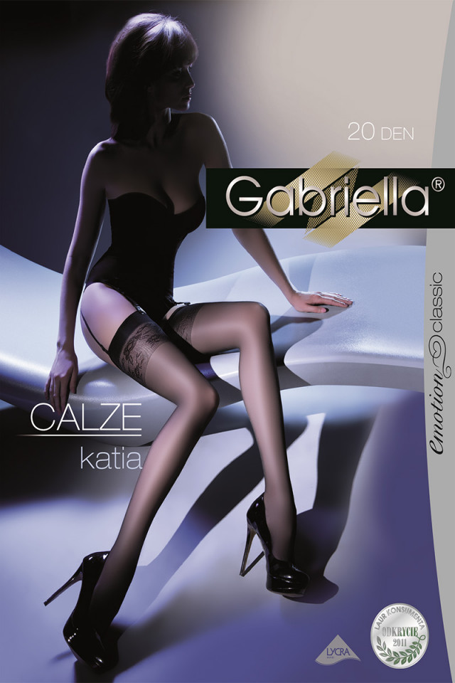 Ciorapi pentru portjartier, Calze Katia, Gabriella