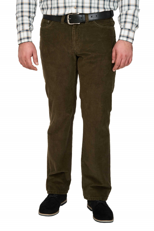 Pantalon raiat clasic, Forza, kaki deschis