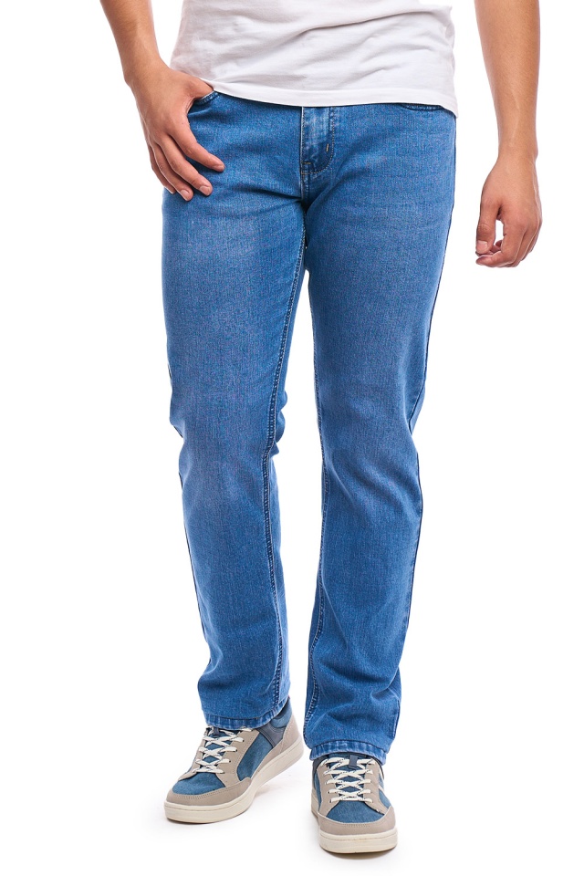 Blugi barbatesti regular fit, Blue Denim