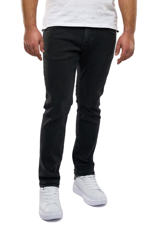 Blugi barbati Slim Fit, Reed, negru
