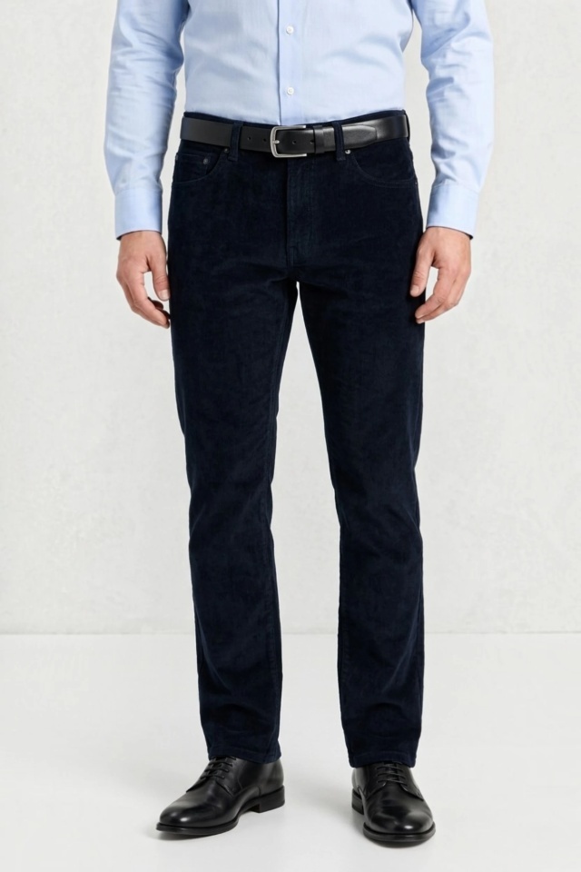 Pantaloni barbati din raiat cu stretch - Toamna-Iarna (Marime pantalon: W48)
