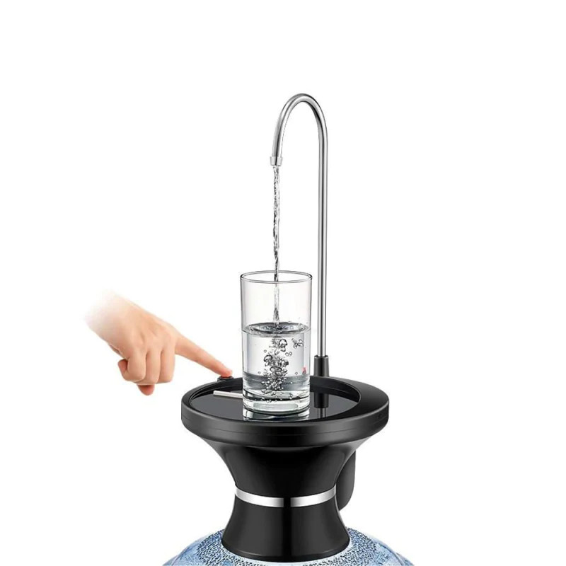 Dispenser electric de apă reîncărcabil usb cu suport pentru pahar