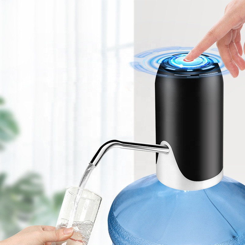 Pompa electrica cu USB pentru bidon de apa, alb