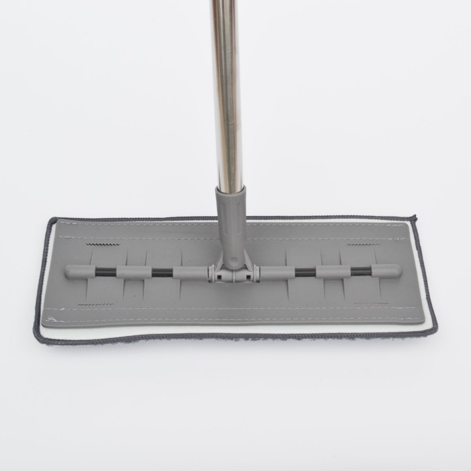 Rezerva pentru mop plat din microfibra, rotire 360°, 42x12x130cm