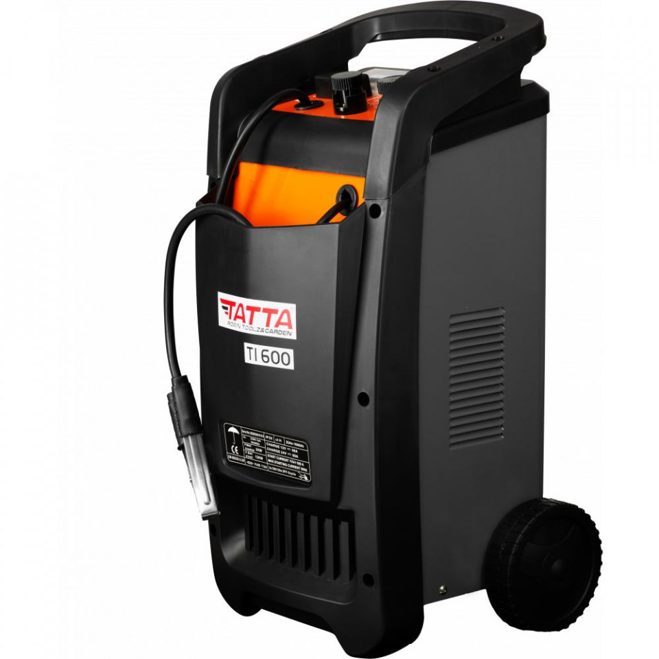 Robot de pornire auto tatta ti600 profesional, curent de incarcare max 50a, curent pornire 540a, putere 2.0 kw