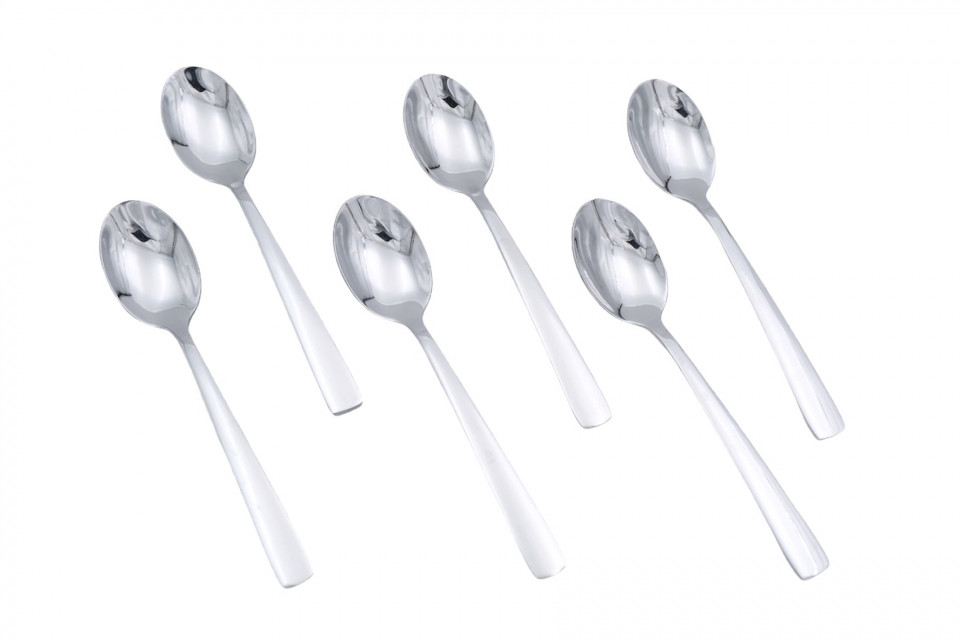 Set 6 lingurite inox