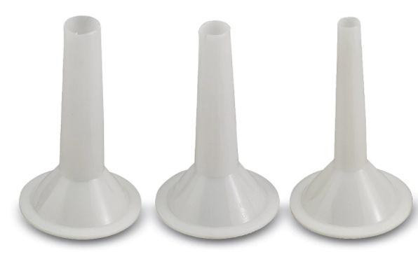 Set de 3 palnii pentru carnati , plastic alb , compatibil masina nr. 8
