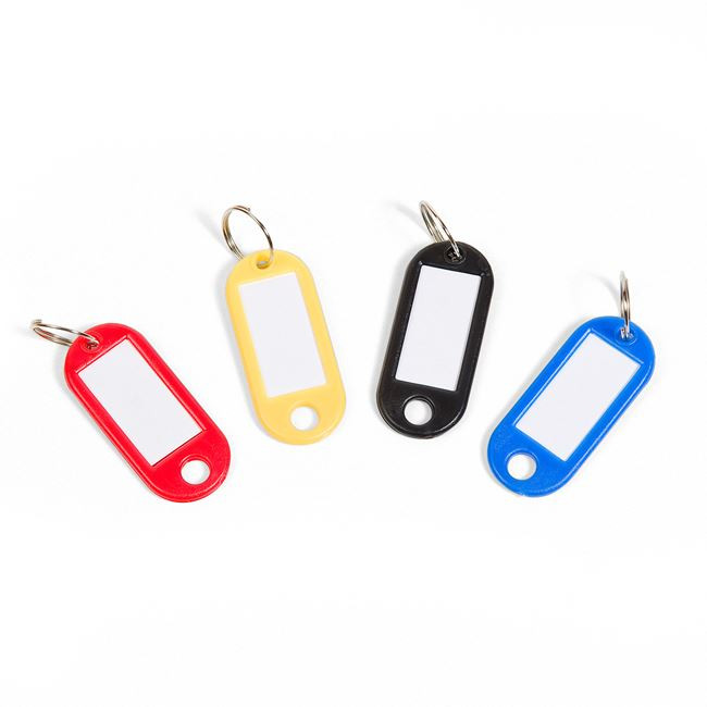 Breloc cu eticheta pentru chei, 8 buc/set, diverse culori