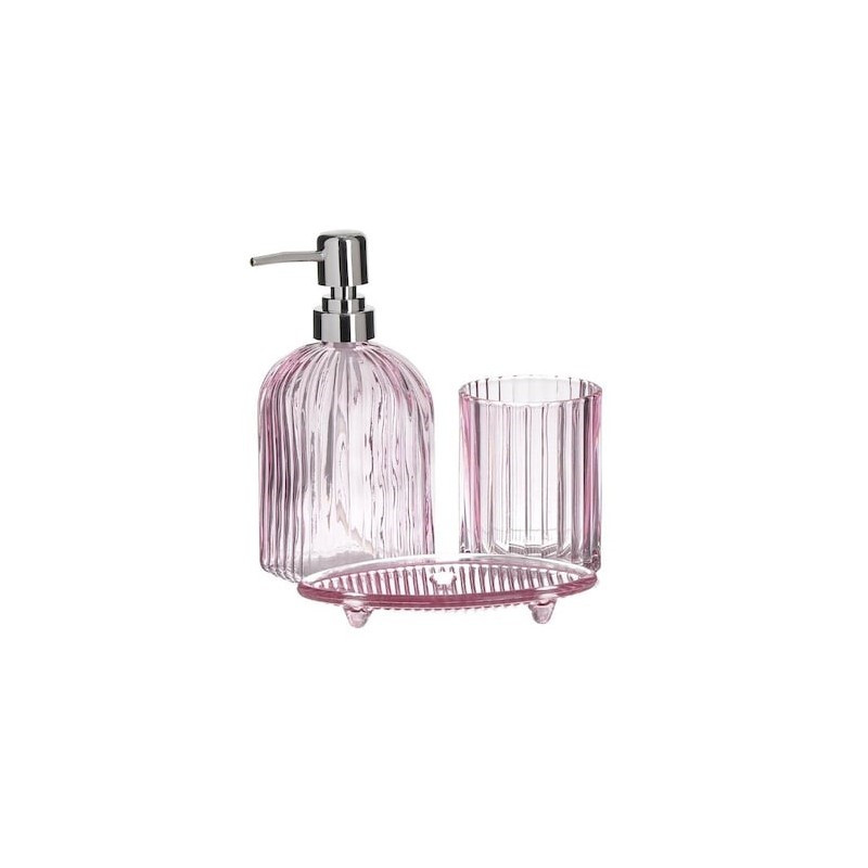 Set 3 accesorii pentru baie din ceramica