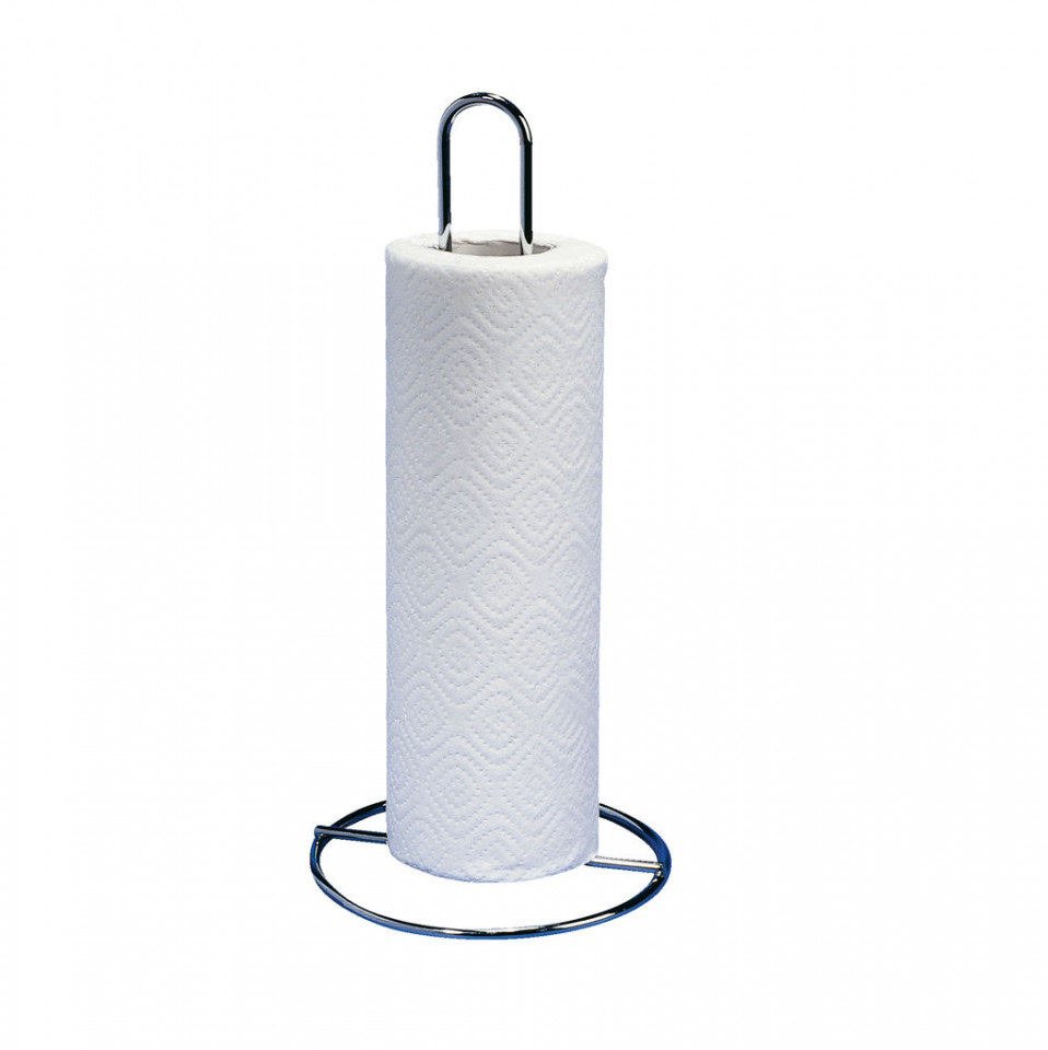 Suport servetele de bucatarie din metal, argintiu