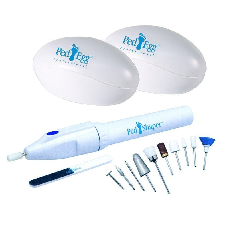 Aparat profesional de manichiura/pedichiura cu 10 capete ped egg