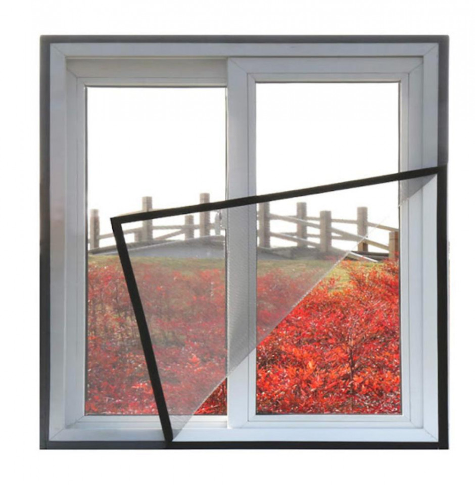 Plasa magnetica antiinsecte, 150 x 180 cm