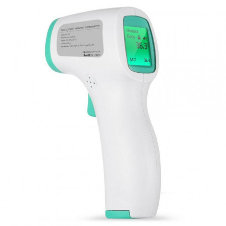 Termometru infrarosu gp-300 non-contact - inchidere automata - ecran led - memorie 32 grupuri
