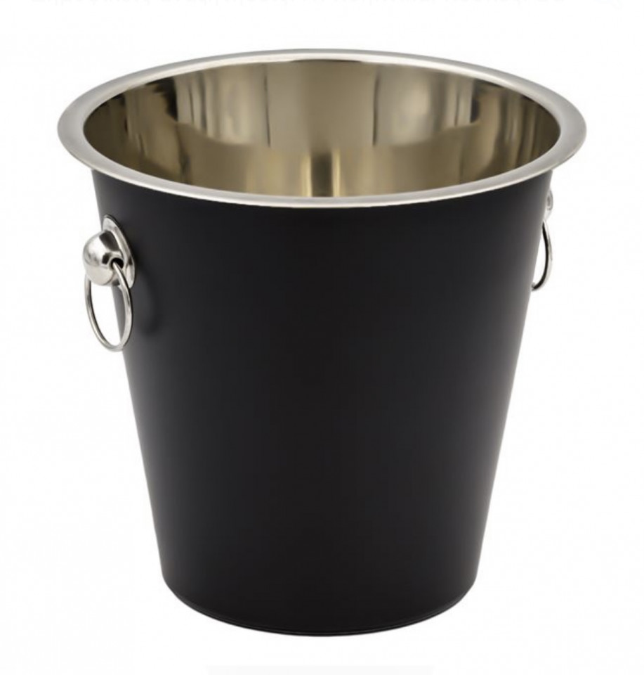 Frapiera cu manere, negru, 22 cm