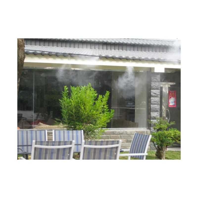 Kit pentru racire terasa cu vapori de apa, usor de montat, 20m, negru