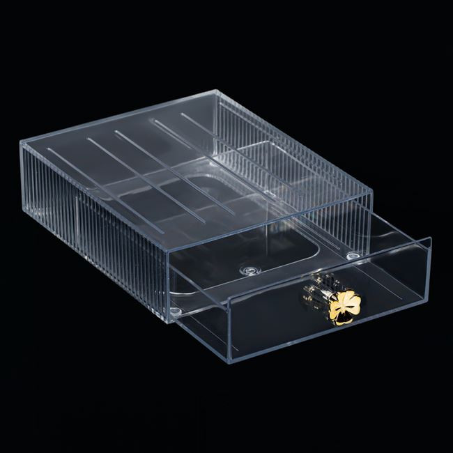 Organizator machiaj cu sertar, 19.5x15.3x5.3 cm