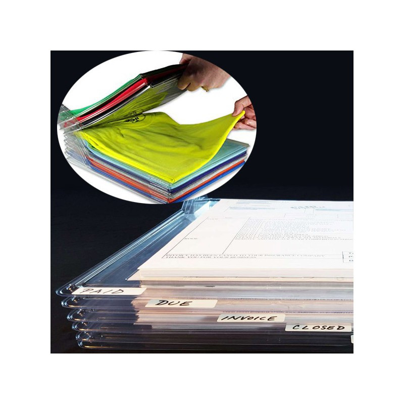 Set 10 bucati organizator de tricouri și documente