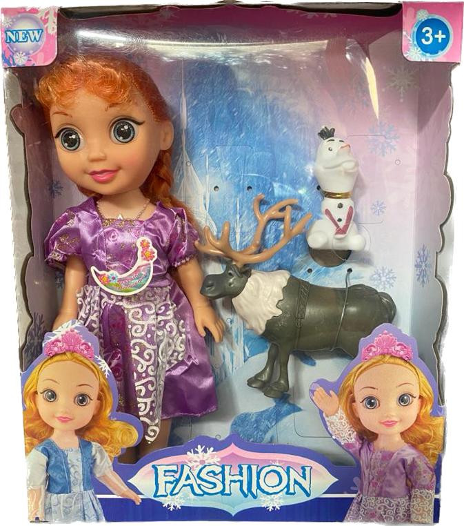 Set Papusa Frozen cu Olaf si Sven , efecte sonore