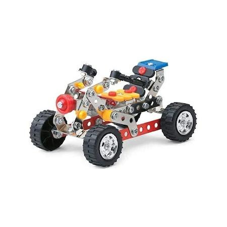 Set de constructie metalica, masina atv, 142 piese