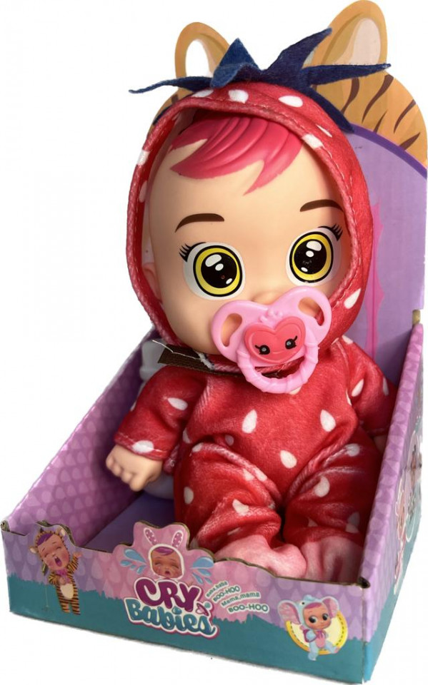 Jucarie cu sunete, cry babies ella strawberry