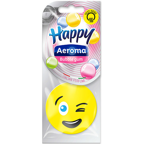 Odorizant Aeroma Masina, Happy, aroma Bubble Gum