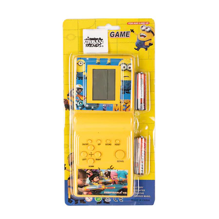 Joc tetris clasic cu diferite jocuri, baterii incluse + 3 ani , frozen, minioni, printese, fulger mcqueen