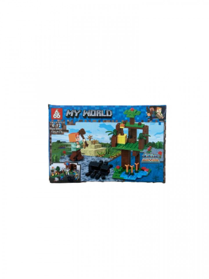 Lego 4 in 1, minecraft, my word, 125 piese
