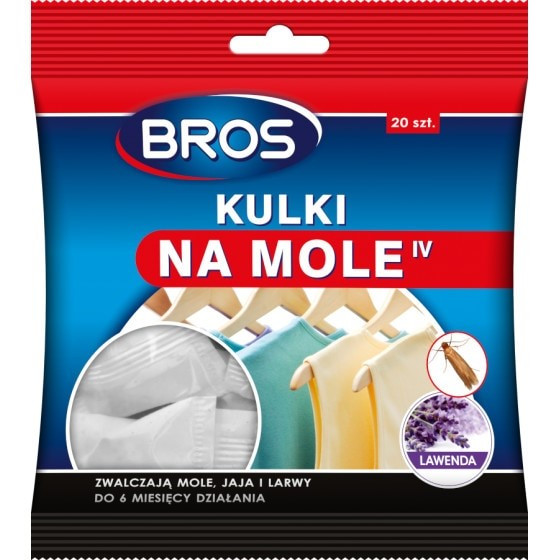 Pastile parfumate antimolii, Bros, lavanda, 20 buc/set