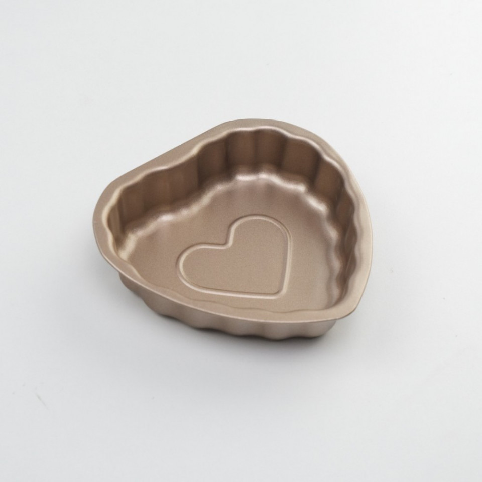 Set 2 tavi cuptor,12 cm forma inima ,