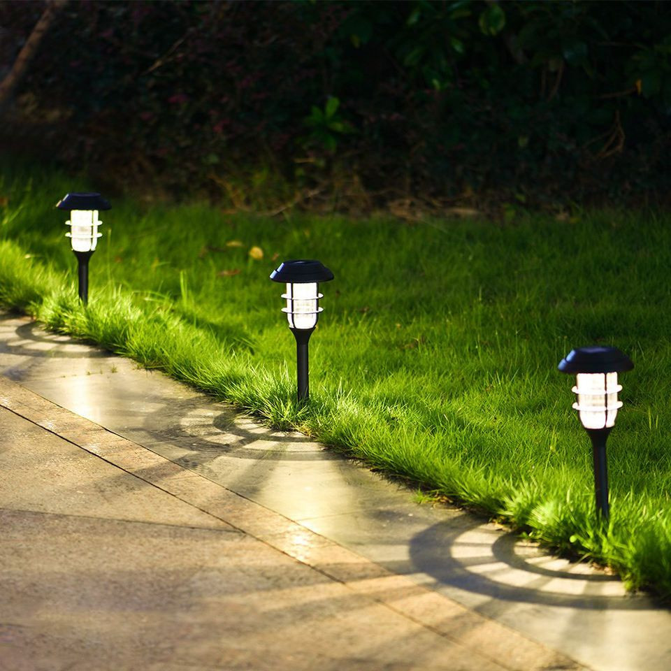 Set 6 bucati lampa solara led cu fixare in pamant