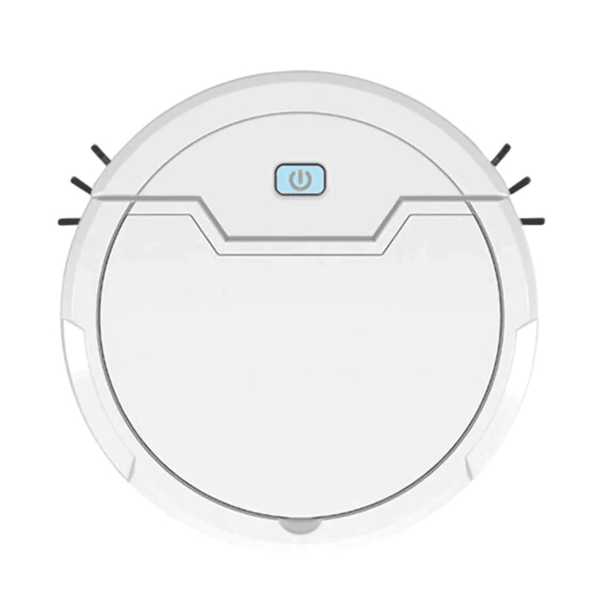 Aspirator robot inteligent , maturare automata, senzor anti-cadere, aspirare si stergere, reincarcabil usb, alb
