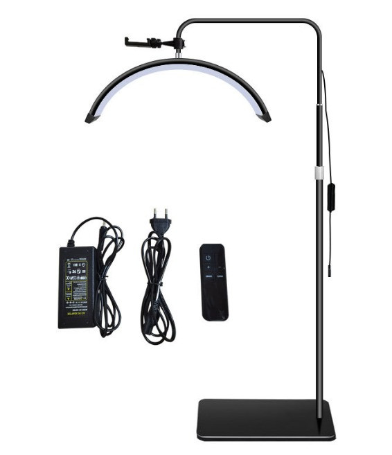 Lampa semiluna moonlight, Ø 60 cm, lumina rece/calda cu rotire la 360 grade, 30w
