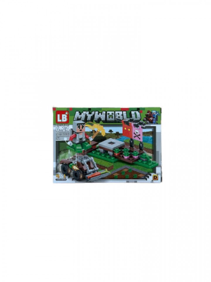 Lego 4 in 1, minecraft, my word, 92 piese