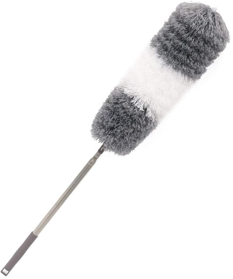 Pamatuf pentru praf din microfibra cu maner telescopic, 252 cm