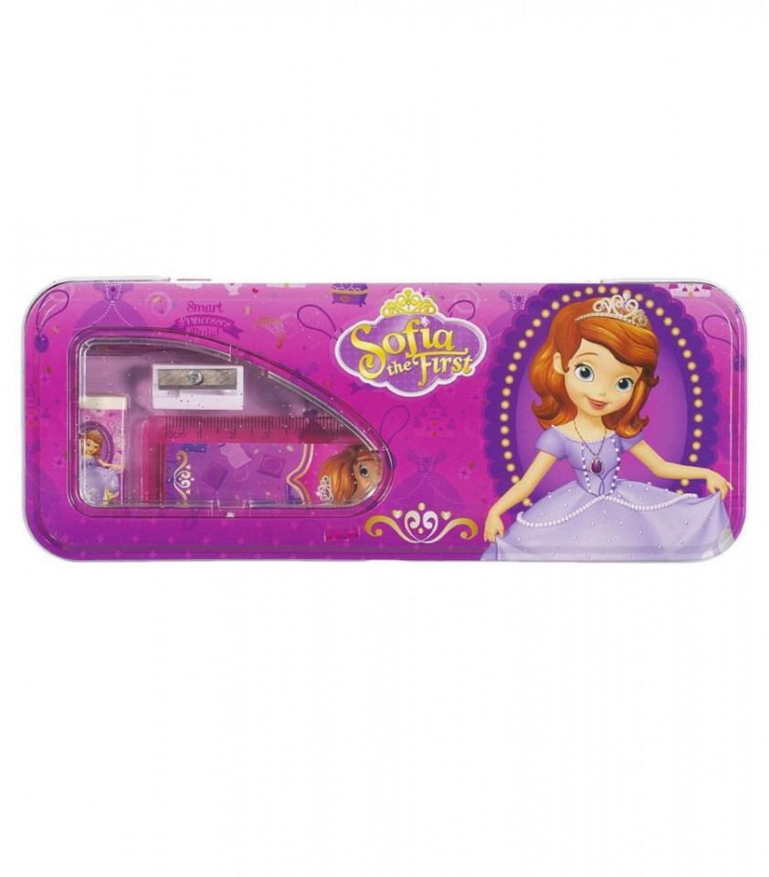 Penar metalic cu imprimeu Sofia The First, 21 x 8 cm