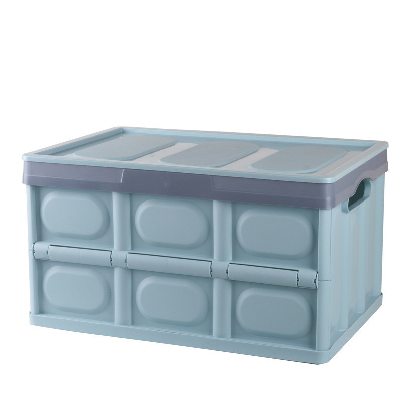 Set 2 cutii de depozitare din plastic pliabila 30 l
